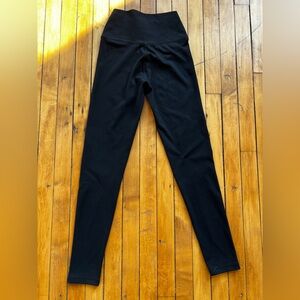 Joah Brown Second Skin Black Brushed Leggings XS
